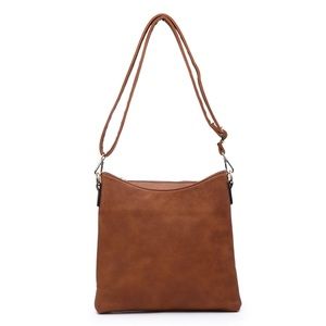 Beautiful Brown Leather Crossbody Purse